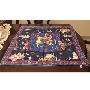Salvatore Ferragamo Silk Square Scarf